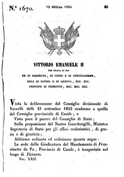 Raccolta degli atti del Governo di Sua Maestà il re di Sardegna